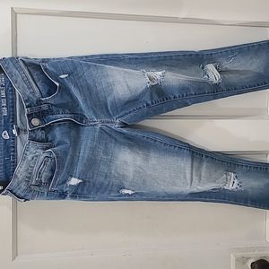So high rise ankle jeggings